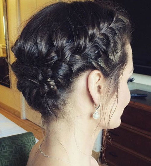 Braided Styles for Short Hair for Wedding