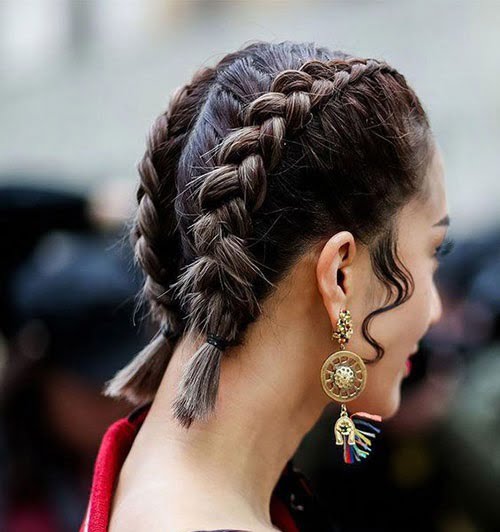 Braided Styles For Short Hair With 15 Ideas Short Hairstyless