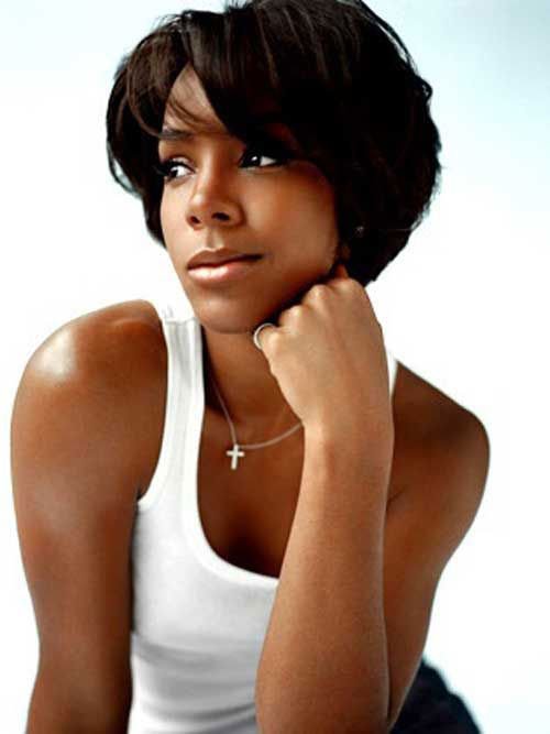 Short Haircuts with Bangs for Black Women