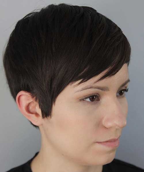 Short Pixie Styles for Round Faces