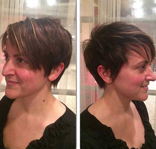 Textured Long Pixie Hairstyles