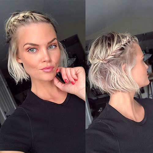 15 Examples Of Simple Updos For Short Hair Short Hairstyless