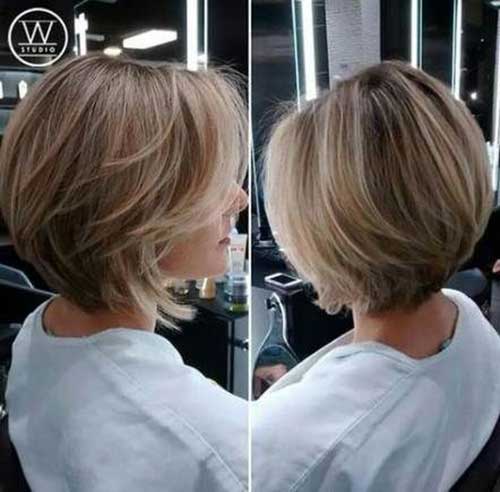 Hairstyles for Short Layered Hair-23