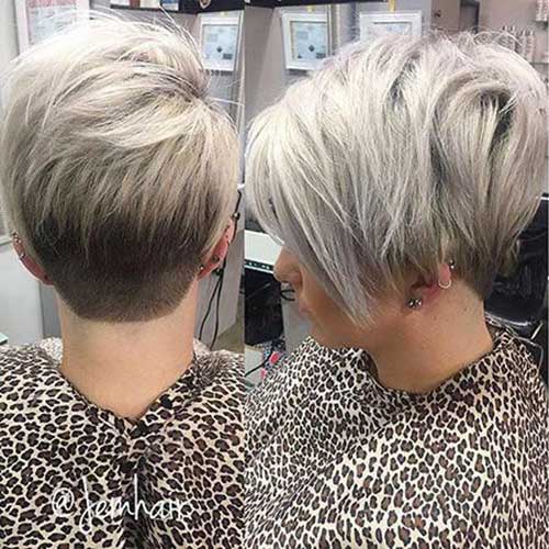 Ash Blonde Hairstyles for Short Layered Hair