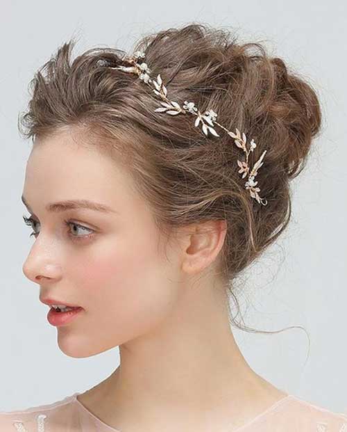 Boho Short Bridal Hairdos