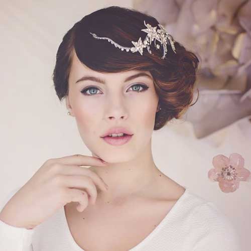 Celestial Short Bridal Hairdos