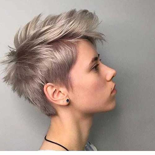 Edgy Short Pixie Hairstyles