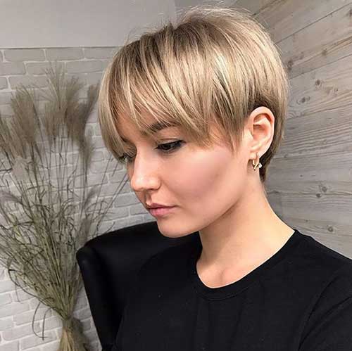 Short Pixie Hairstyles with Fringe