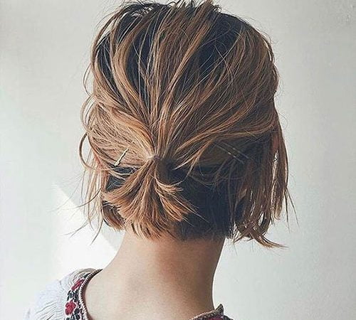 15+ Lazy Hairstyles for Short Hair for Lockdown Days