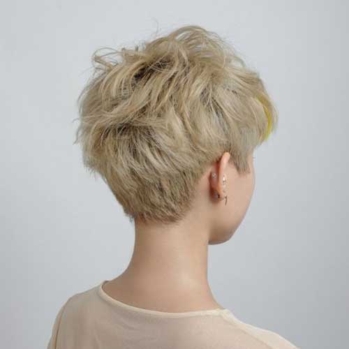 Blonde Boyish Pixie Haircuts