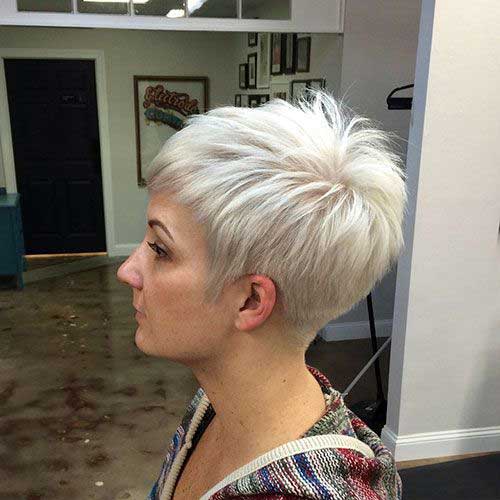 Blonde Spiky Pixie Haircuts