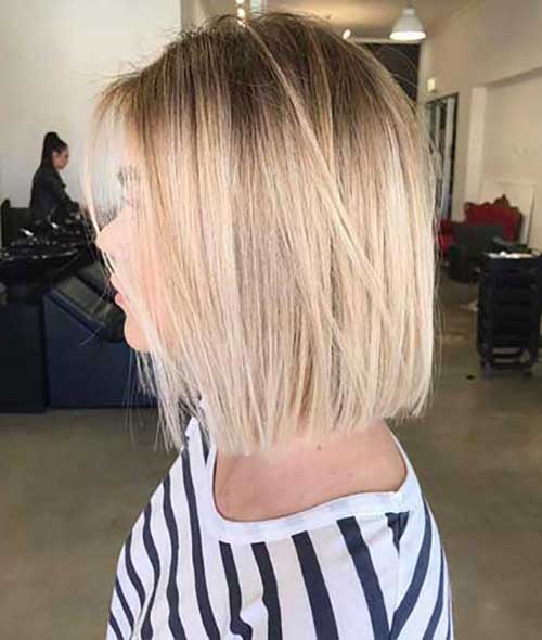 Straight Blunt Bob Hairstyles