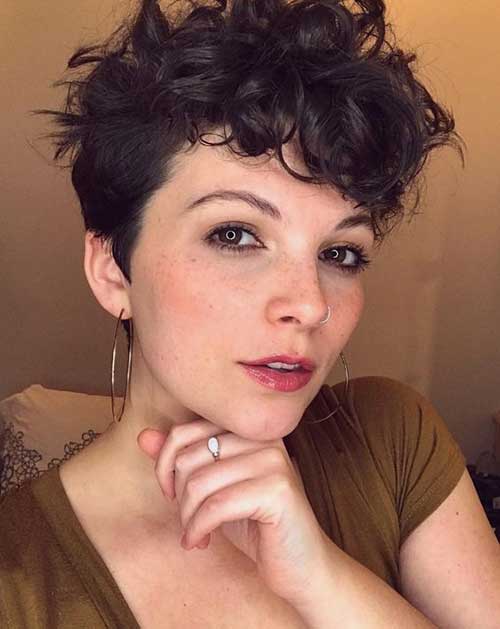 Stylish Curly Pixie Hairstyles-17