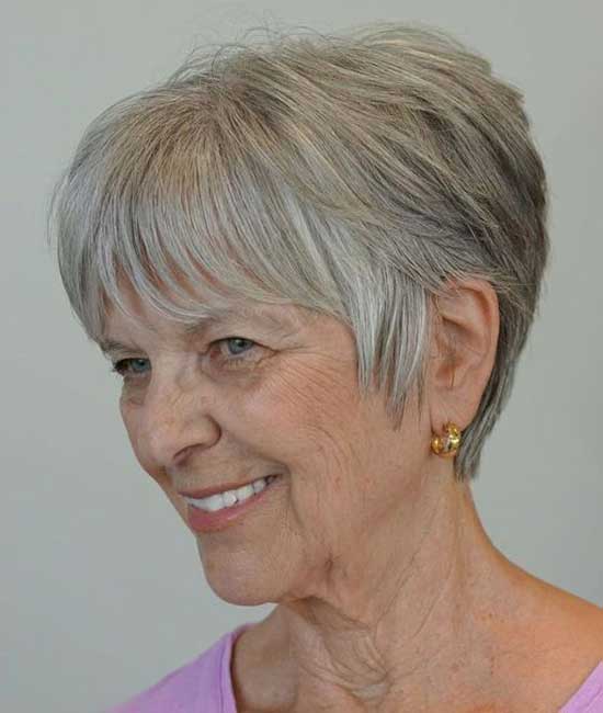 Short Haircuts for Women Over 60 with Fine Hair