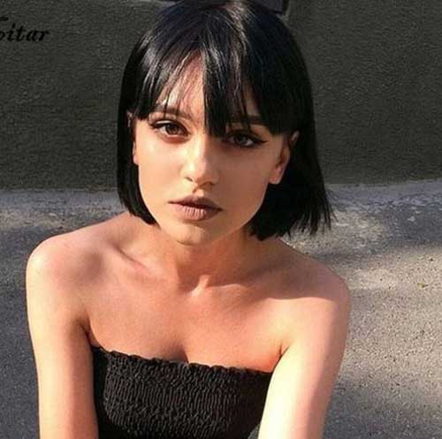 Short Styles with Bangs for Fine Hair-13