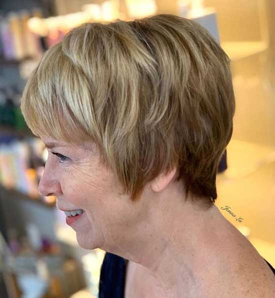 Short Over 60 Haircuts for Women 2020-14