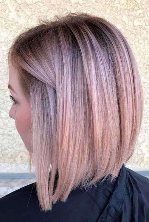 Short Straight Pink Haircuts Women-20