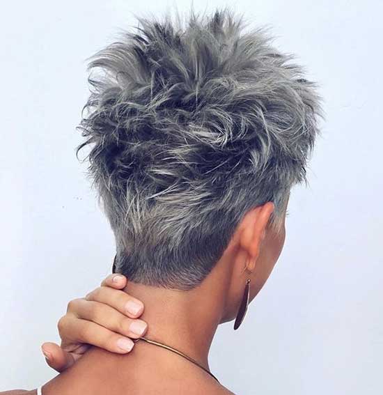 Short Gray Pixie Haircuts for Women 2020-29