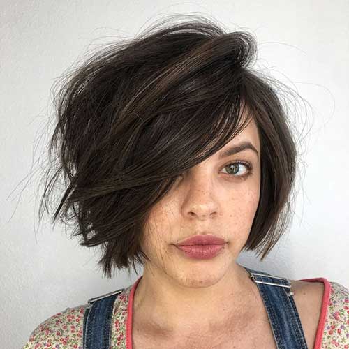 Brunette Bob Haircuts for Thick Hair