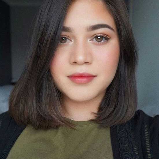 Short Hairstyles for Fat Girls-30