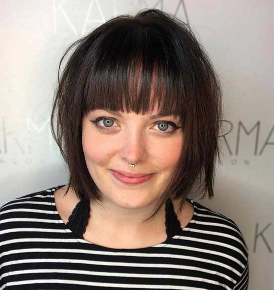 Short Bob Hairstyles for Fat Girls-6