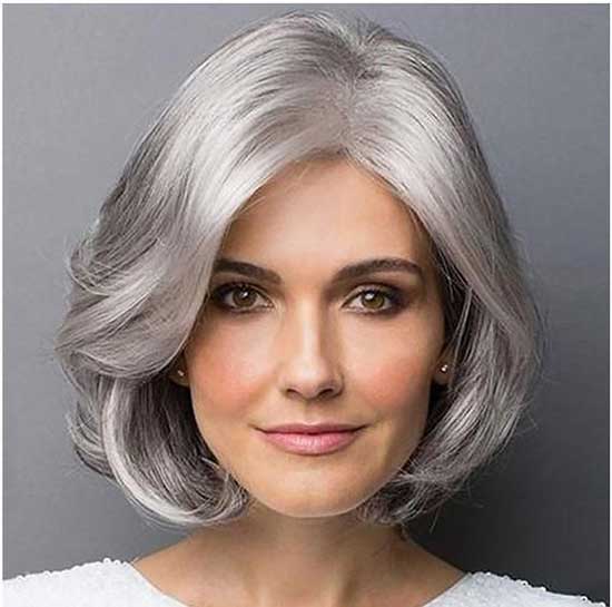 Grey Bob Hairstyles for Thin Hair