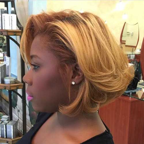 Natural Blonde Hairstyles for Short Hair African American