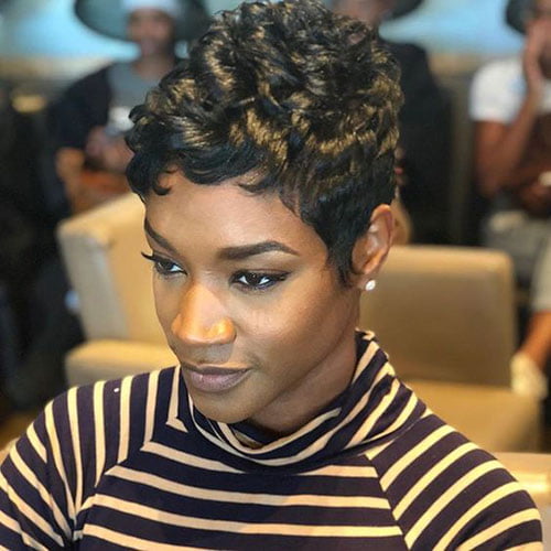 Messy Natural Hairstyles for Short Hair African American